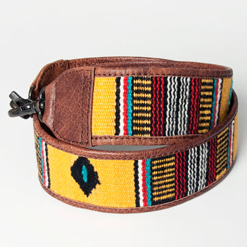 American Darling ADBT141A Saddle Blanket Genuine Leather Crossbody Handle Strap For Bags